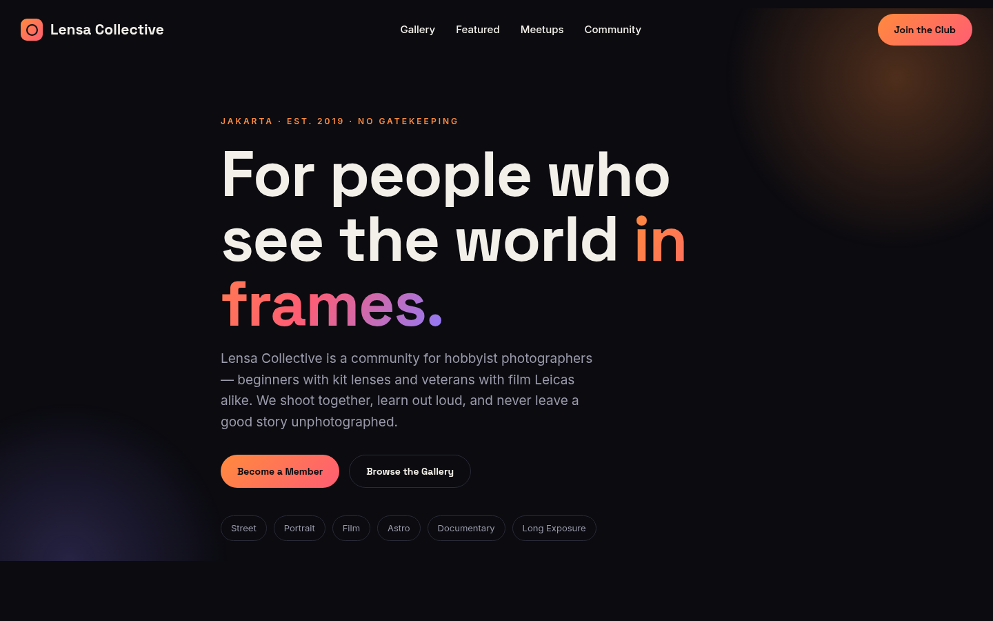 Lensa Collective — Photography